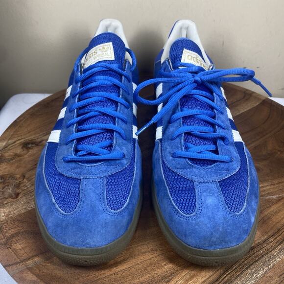 Adidas Handball Spezial Mens Blue White Size 12 Low Top Shoes Sneakers EE5728 - Picture 4 of 9